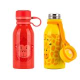 Reduce 保冷ドリンクボトル子供用 414mlx2 ゴリラ&キリン