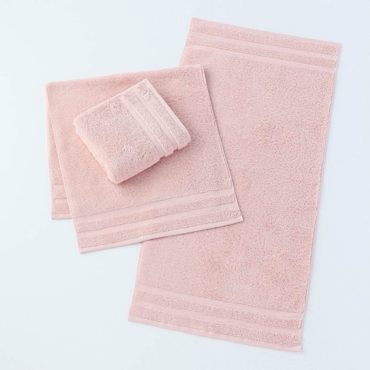 UCHINO 贅沢ボリューム フェイスタオル 3枚組 38cm x 80cm オレンジ