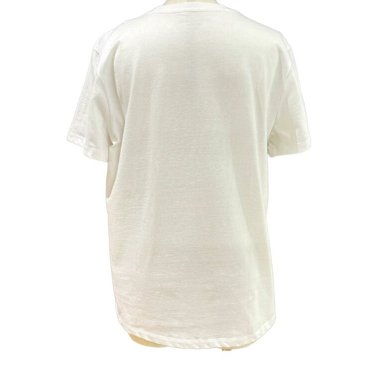 トミーヒルフィガー レディース フラッグ 半袖Tシャツ ホワイト XL