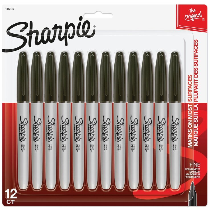 シャーピー ブラック 12本セット シャーピー ブラック 12本セット