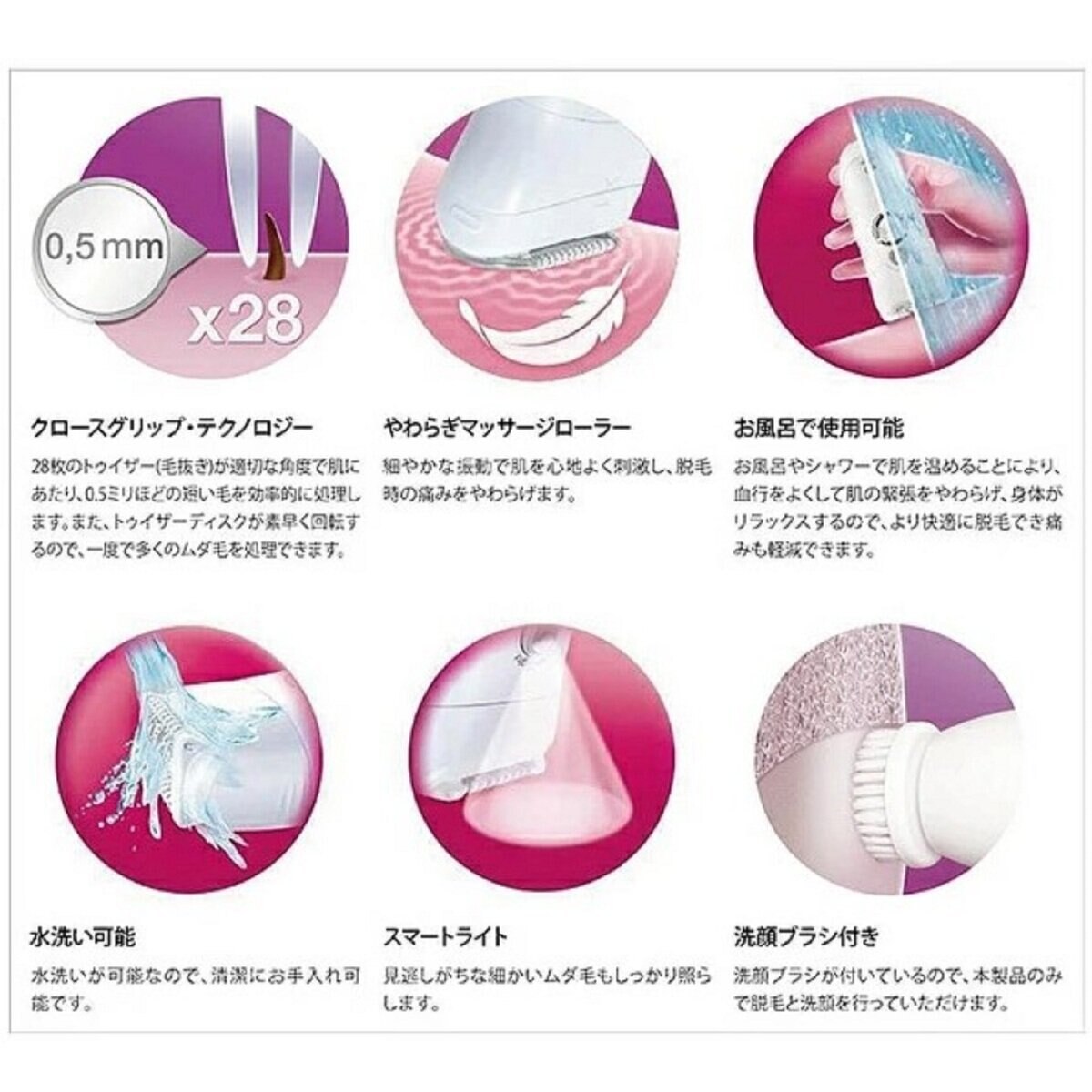 ブラウン 脱毛器 シルクエピル5 SE5539