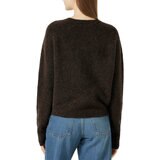 VINE レディース アルパカ ウール カーディガン ブラウン M