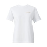カルバンクライン レディース 半袖ロゴTシャツ ブライトホワイト L