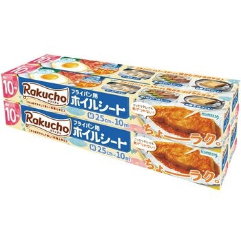 ラクッチョ フライパン用 ホイルシート10m x 4本入り