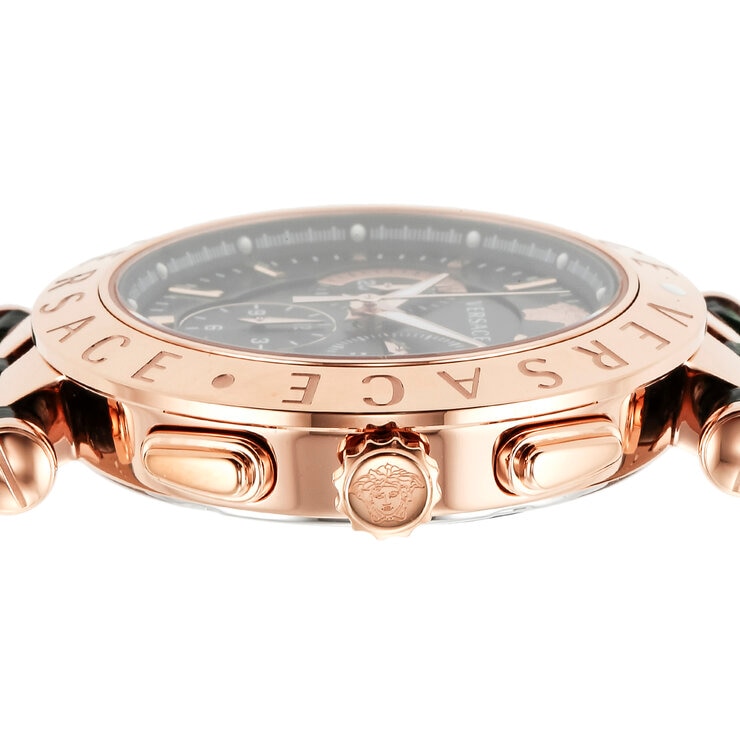 ヴェルサーチェ V-レース クロノグラフ メンズ 42mm クォーツ時計 VERQ00420