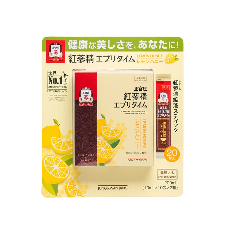 紅蔘精エブリタイム レモンハニー