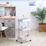 Edifice キャスターつき3段ラック クールグレー