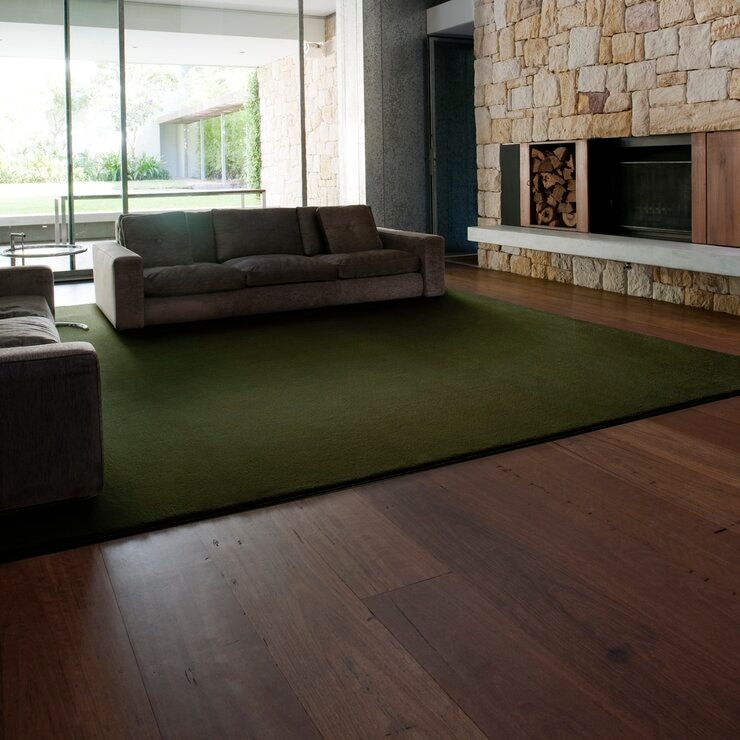 スミノエ 防炎･防音･消臭ラグ スミトロンニューサキソニーラグ 261cm x 261cm