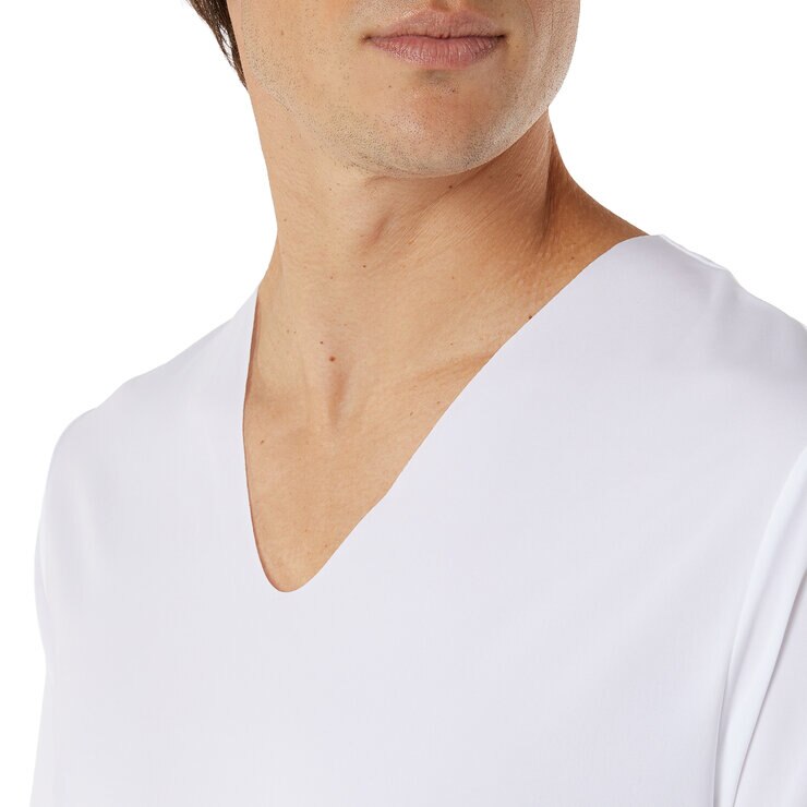 LAYER ZERO メンズ VネックTシャツ 3枚組 ホワイト XL