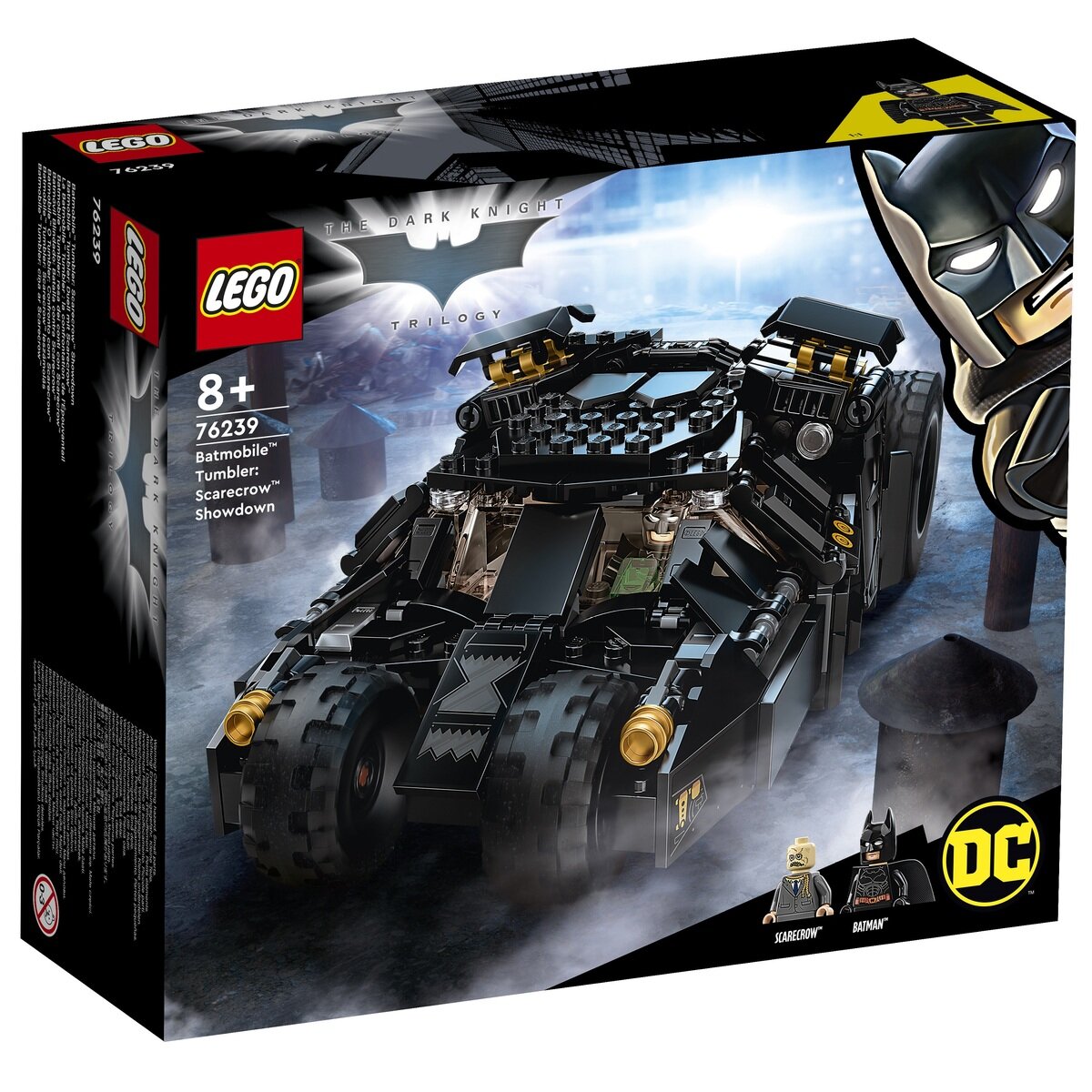 レゴ DC バットマン バットモービル タンブラー スケアクロウとの対決