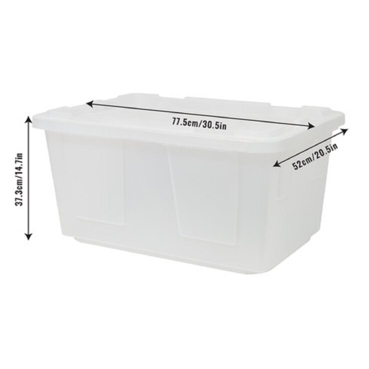 GreenMade 27ガロン(約102L) 収納ボックス 白 GreenMade 27ガロン(約102L) 収納ボックス 白