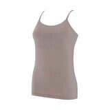 トリンプ・インターナショナル・ジャパン ブラ付き キャミソール モカ/ブラック L