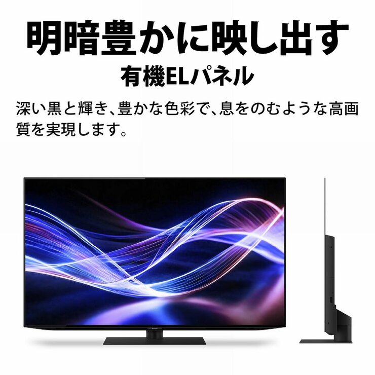 シャープ アクオス 55インチ 4K有機ELテレビ 4T-C55GQ3 | Costco Japan