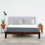 グーグーベッドフレームセット セミダブル（カラー：エスプレッソ　 ヘッドボード：ライトグレー）