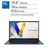ASUS ノートPC/Vivobook/15.6インチ/Core 5 120U/メモリー16GB/SSD 512GB/クワイエットブルー/X1504VA-C5COBLD5