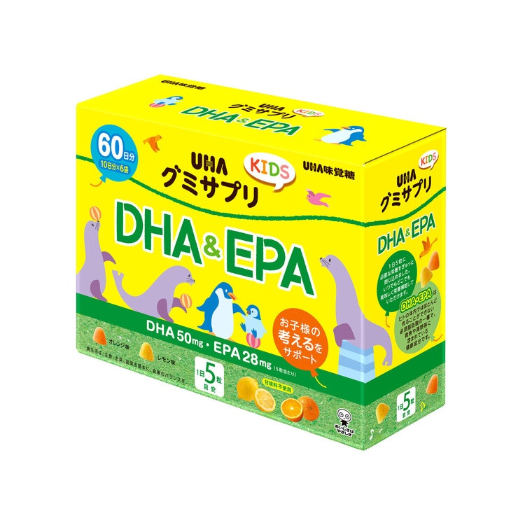 UHA グミサプリ 子供用60日分 DHA&EPA 300 粒 UHA グミサプリ 子供用60日分 DHA&EPA 300 粒