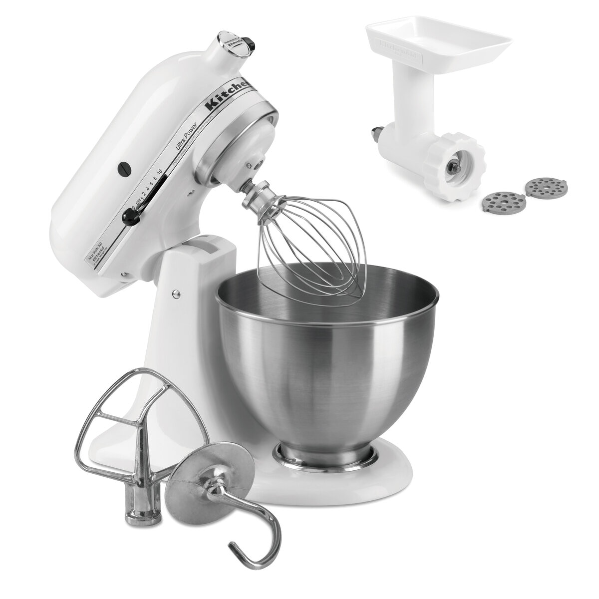 キッチンエイド Kitchenaid KSM150 白色 品-