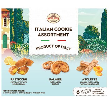 イタリアンクッキー アソート 3種類 6パック 600g