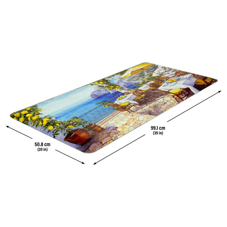 NIKE GRAVITY キッチンマット 50cm × 99cm レモンカフェ