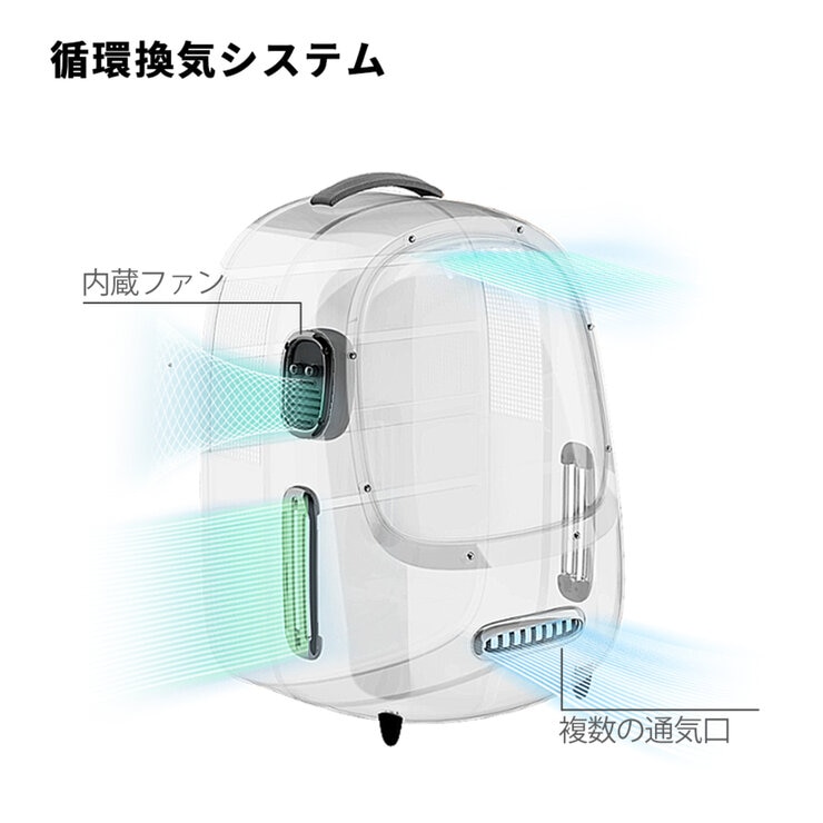 PETKIT ペット用キャリーバッグ ピンク P7704-PK