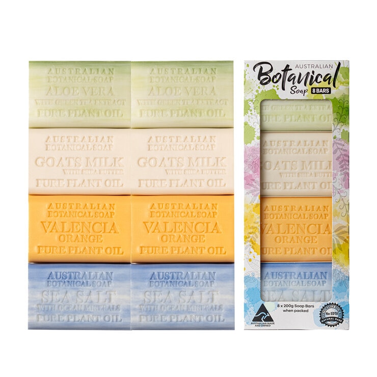オーストラリアンボタニカルバーソープ 200g x 8個
