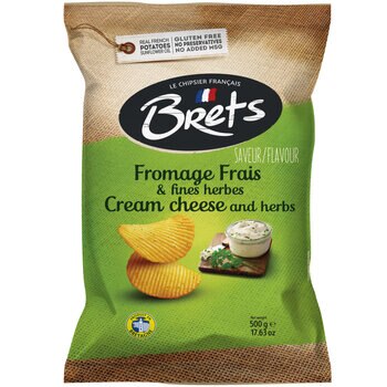 ブレッツ ポテトチップス　クリームチーズ＆ハーブ味 500g