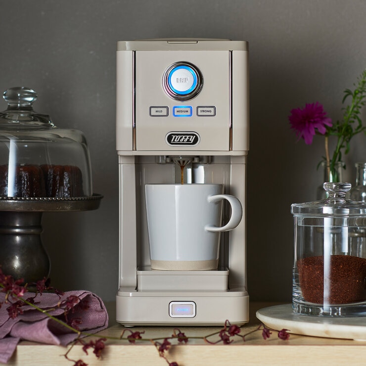 トフィー ダイレクトドリップアロマコーヒーメーカー K-CM12 グレージュ