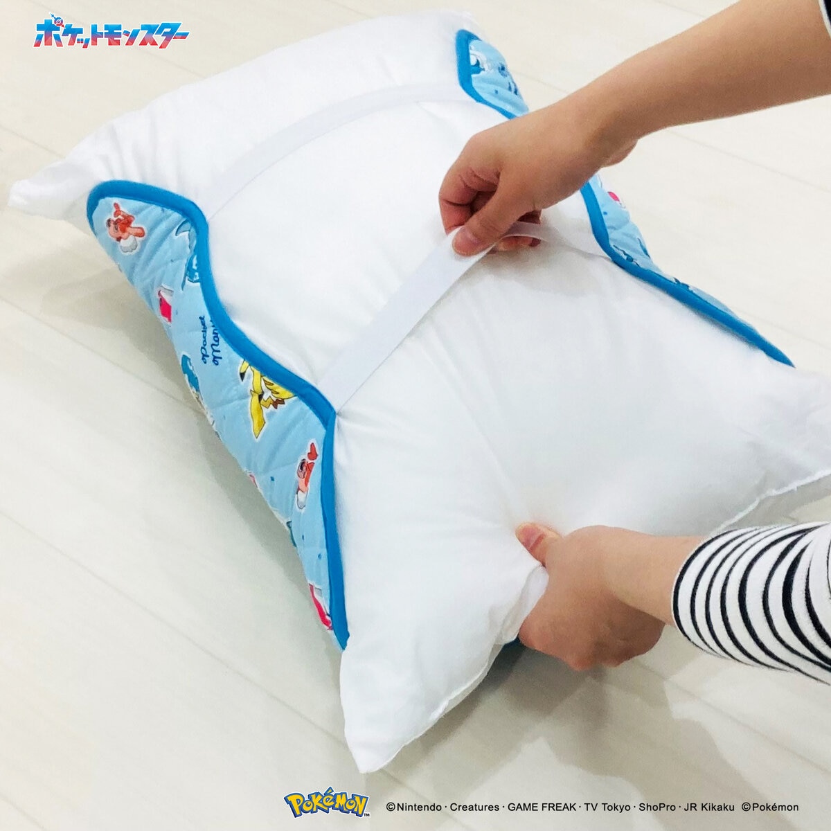 モリシタ キャラクタークール枕パッド 2枚組 47×58cm ポケモン
