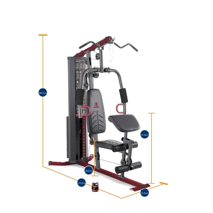 マーシー 150lbs（68kg）スタック マルチホームジム　MWM-7119　C2212374 135666803572766.jpg