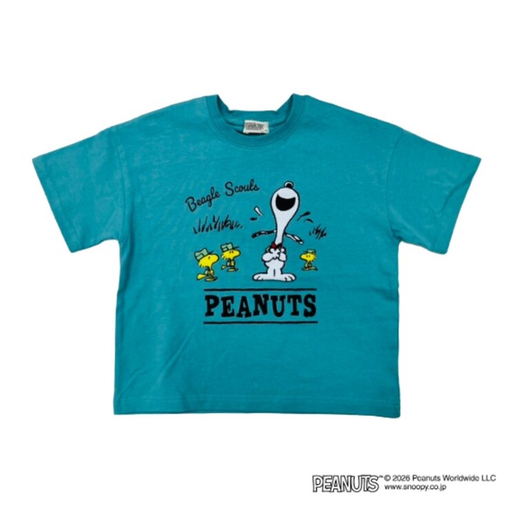 スヌーピー(ピーナッツ) キッズ 半袖 Tシャツ 3枚組 アソートC 110
