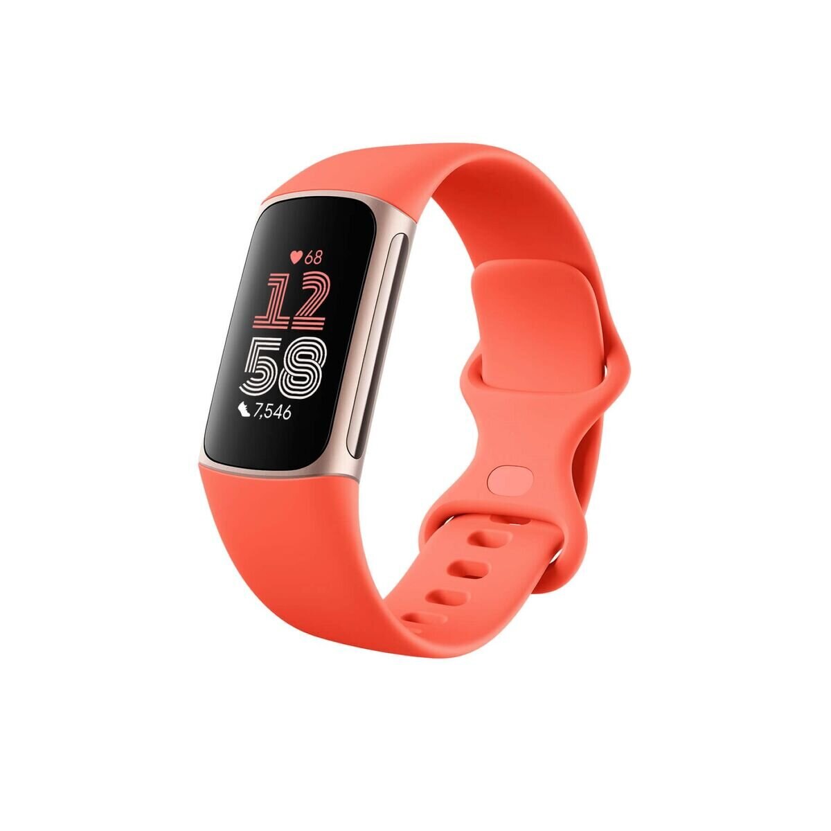 fitbit Charge 6 健康管理トラッカー コーラル / シャンパンゴールド