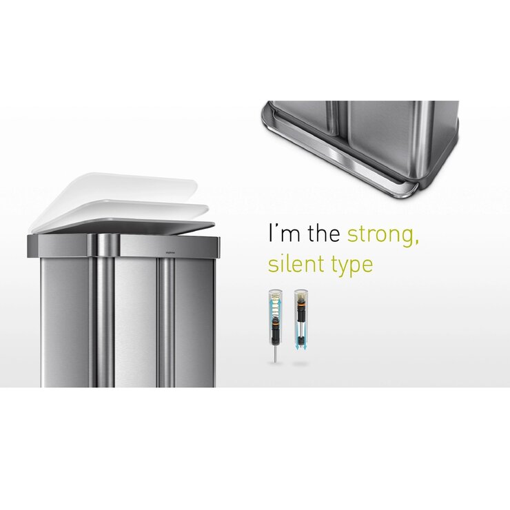 simplehuman（シンプルヒューマン）58L レクタンギュラーステップ