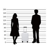 エース イグザクト 機内持込みサイズ スーツケース （拡張機能付き）ホワイト