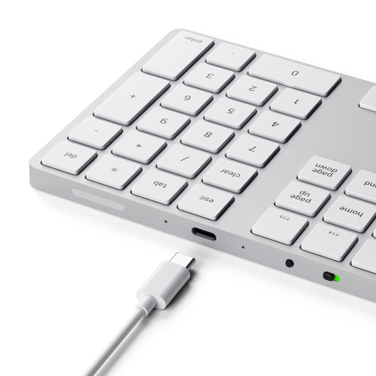 Satechi Bluetoothエクステンデットキーパッド シルバー