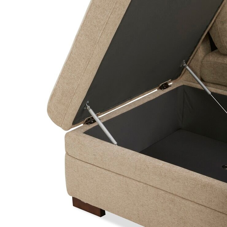 AIDEN & IVY ファブリックセクショナル 6ピースソファ