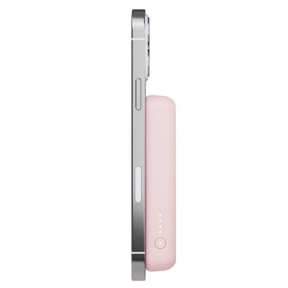 Belkin MagSafe対応 ワイヤレス モバイルバッテリー 5000mAh スタンド付き ブラッシュピンク