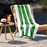 ベネトン ビーチタオル 90cm x 160cm グリーン
