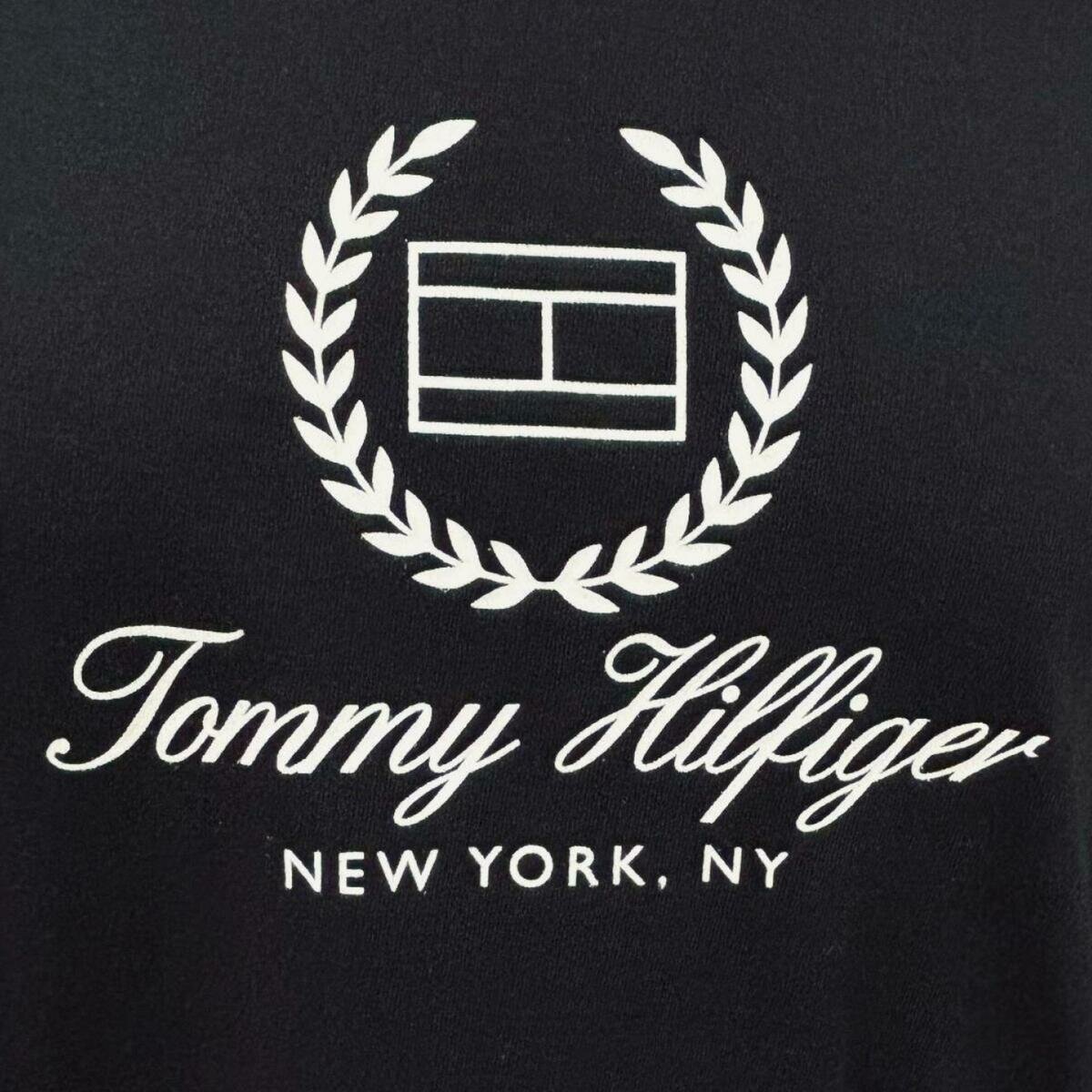 トミーヒルフィガー レディース フラッグ 半袖Tシャツ ブラック M