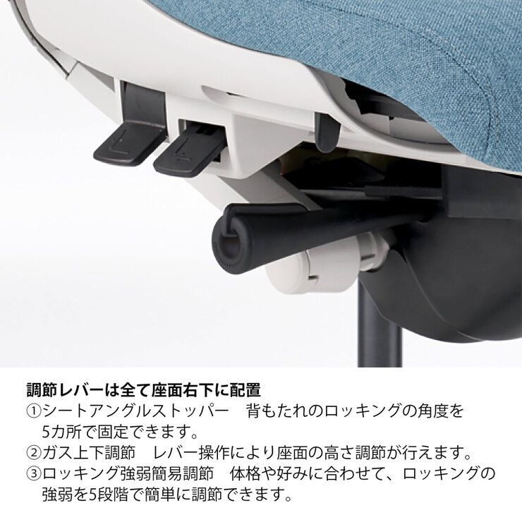 ITOKI アクトチェア ハイバックモデル ネイビーブルー ITOKI アクトチェア ハイバックモデル ネイビーブルー