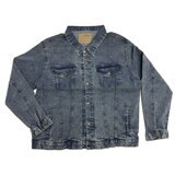 ヘインズ BIG SIZE ストレッチデニム Gジャン / サックス / 4L