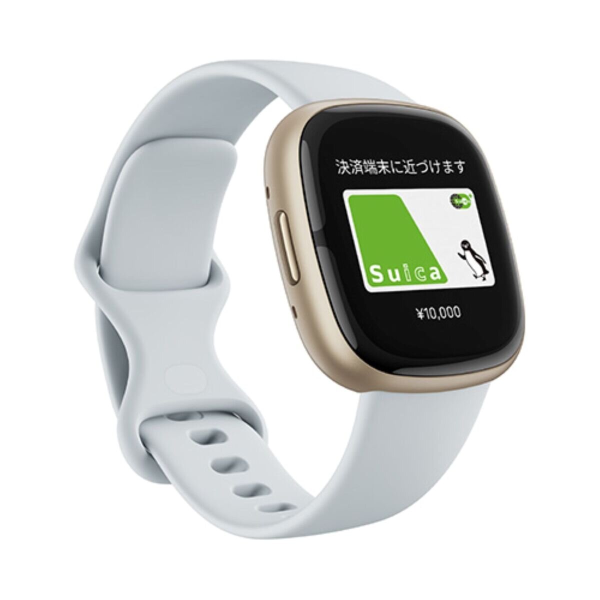 fitbit Sense 2 健康管理トラッカー FB521GLBM-FRCJK ブルーミスト／ソフトゴールドアルミニウム