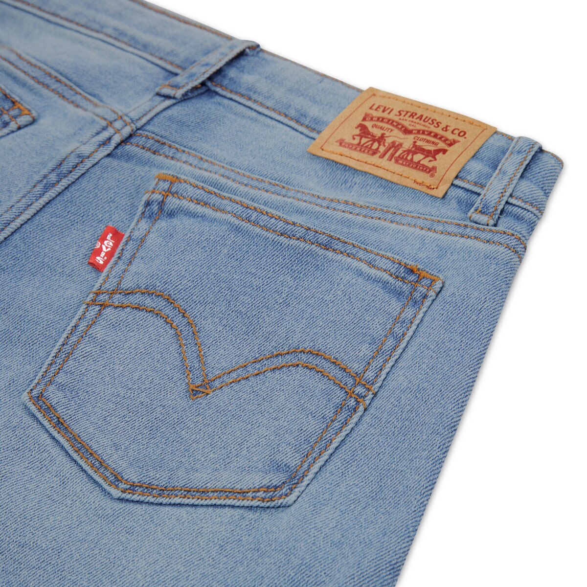 リーバイス ガールズ ジーンズ AURA W/O DESTRUCTION(ライトブルー) 10