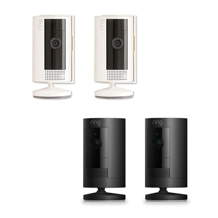 Ring アウトドアカメラ2個 /インドアカメラ2個セット RCA001 Ring アウトドアカメラ2個 /インドアカメラ2個セット RCA001
