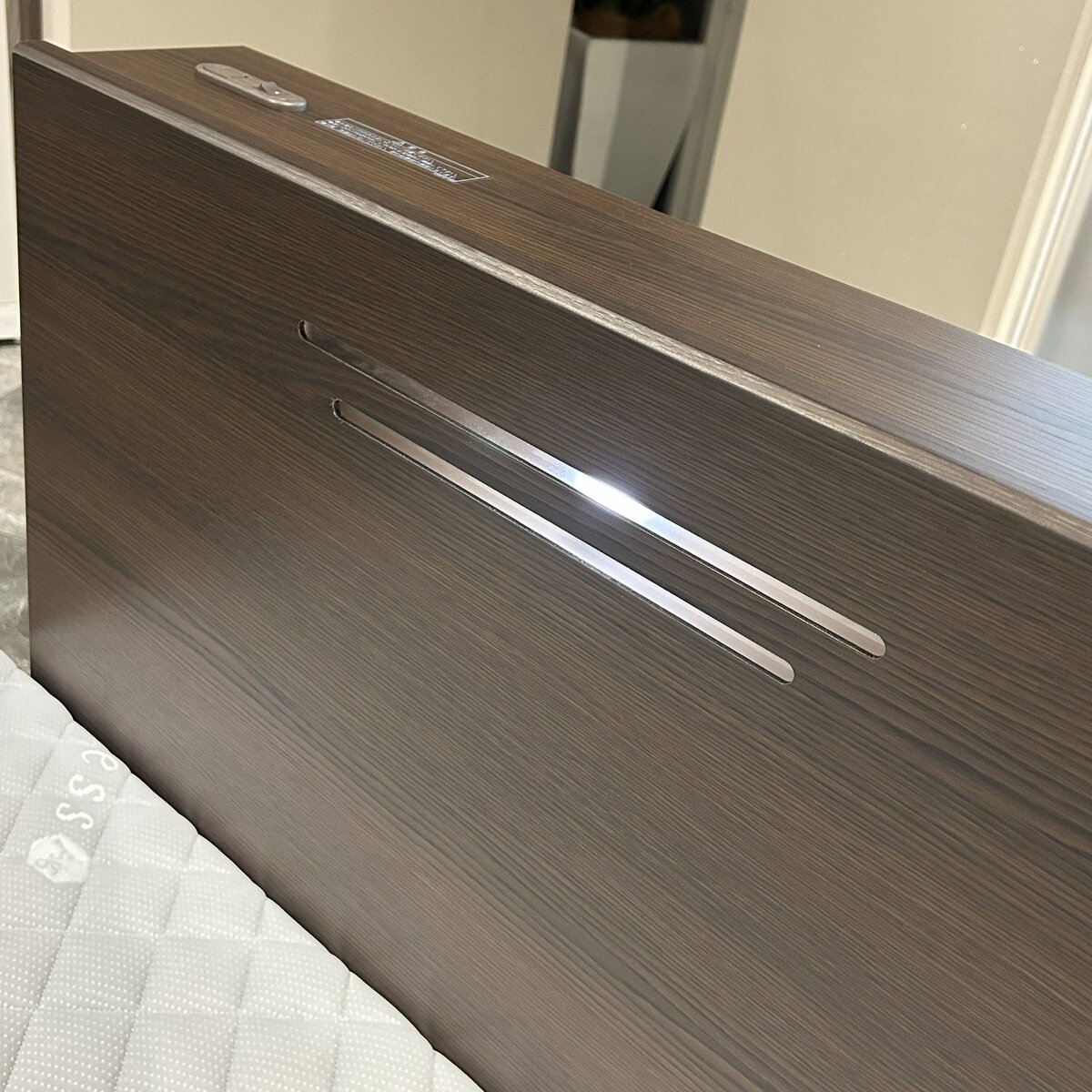 フランスベッド CCⅡフレーム/マットレス　クイーンセット (SS 2台) ダークブラウン