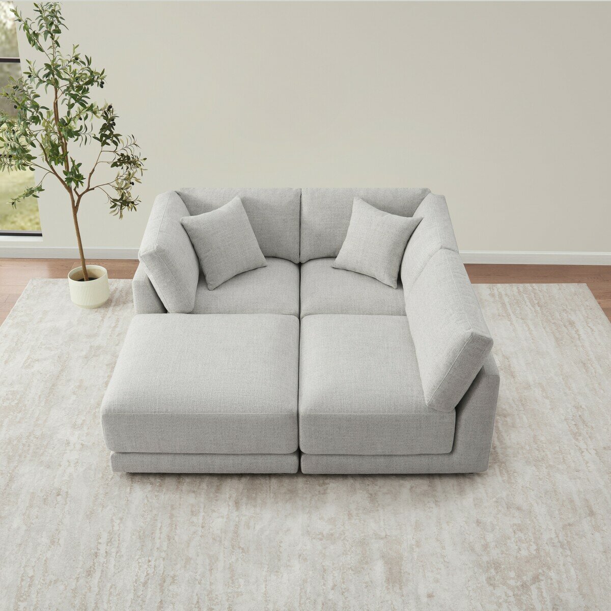 AIDEN & IVY 4PCモジュールソファ | Costco Japan