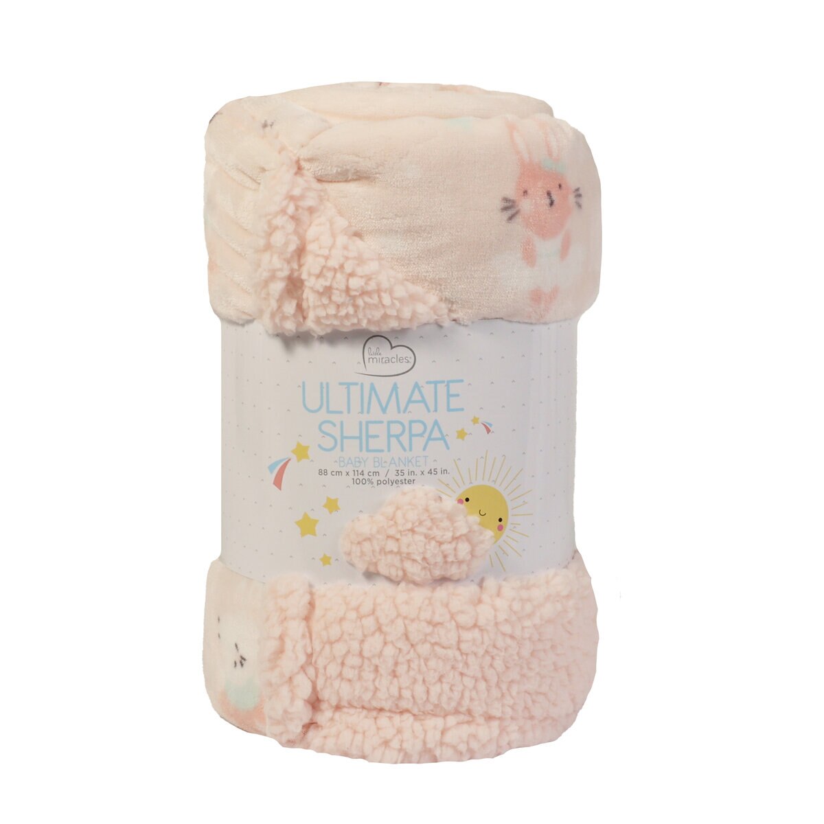 Sherpa ベビーブランケット 88x114cm　うさぎ