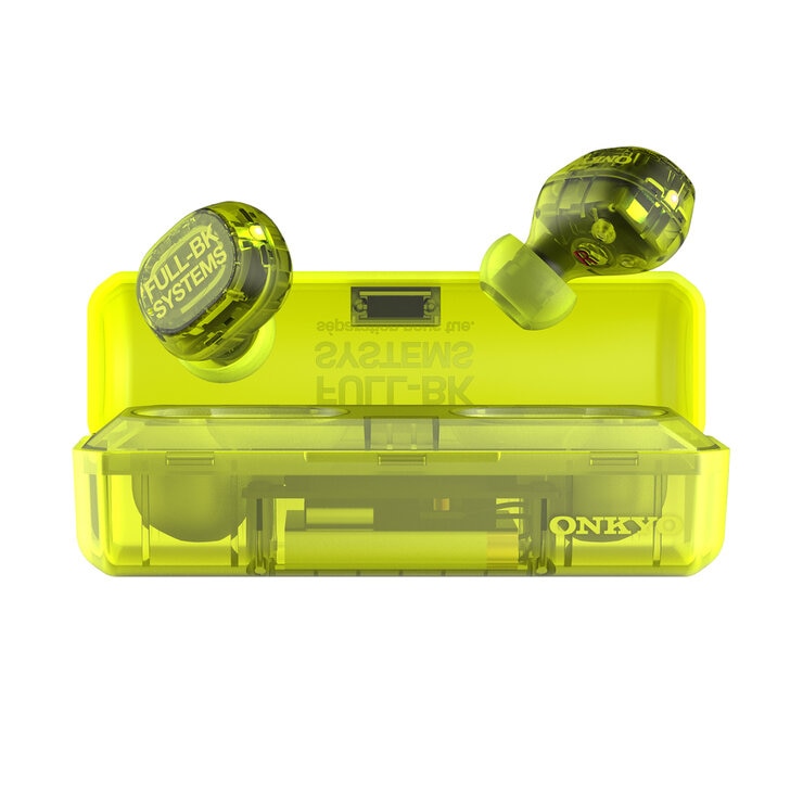 オンキヨー 完全ワイヤレスイヤホン IE-FBK RAVE YELLOW オンキヨー 完全ワイヤレスイヤホン IE-FBK RAVE YELLOW