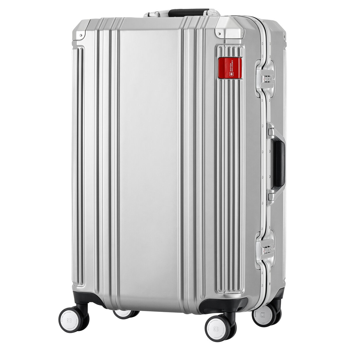 スイスミリタリー 24インチ 66L シルバー