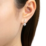 あこやパール 18K ホワイトゴールド ピアス 4.0ｍｍ 5.0ｍｍ