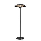 クレスター 屋外用フェニックスヒーター スタンド付き ブラック